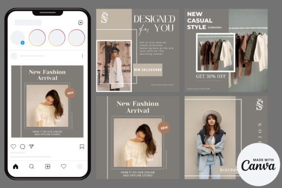 4 Fashion Instagram Feed Templates to Elevate Your Brand