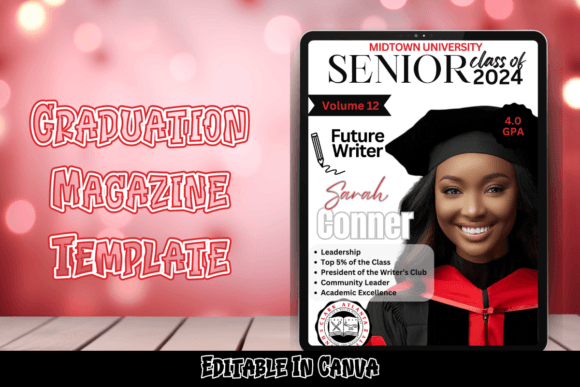 Celebrate in Style with Modern Graduation Magazine Templates